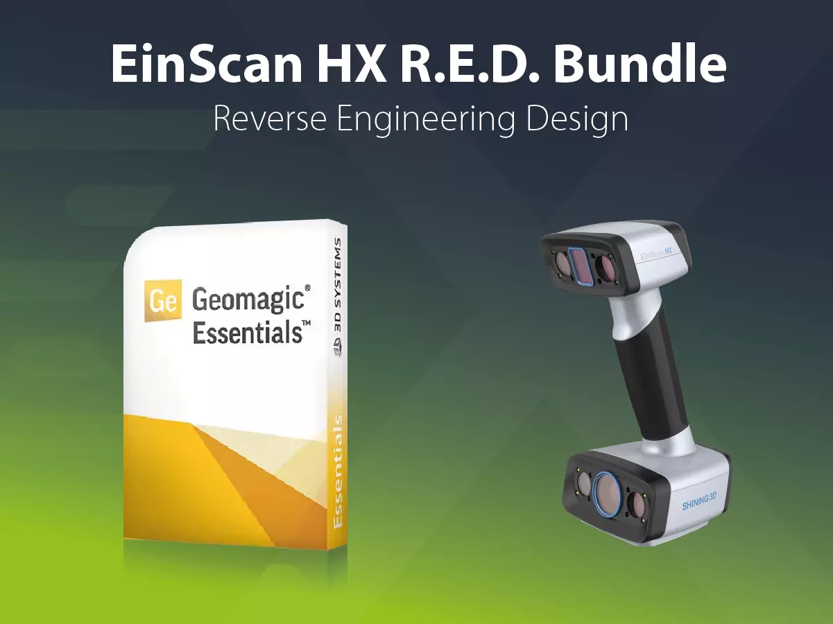 Solução einscan HX + Geomagic Essentials