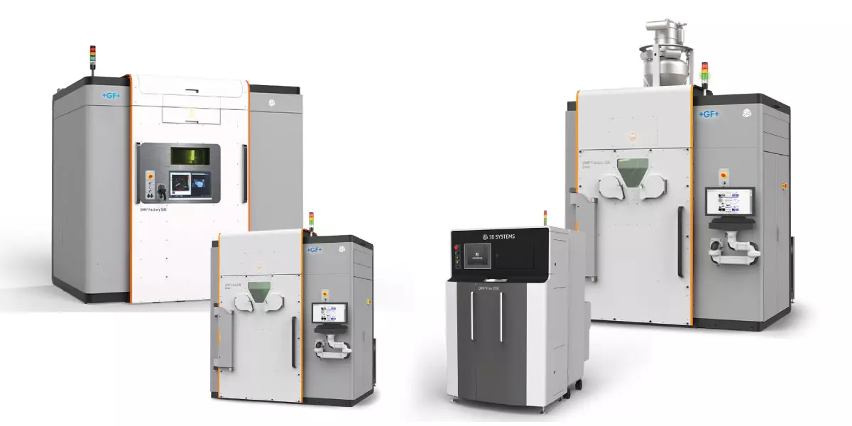 Impressoras 3D de Impressão direta em Metal (DMP)